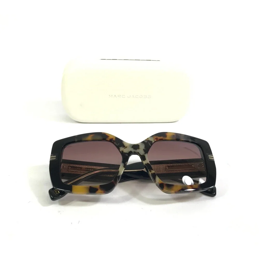 Marc Jacobs Sunglasses MJ1109/S 086HA Black Tortoise Frames Gradient Pink Lenses